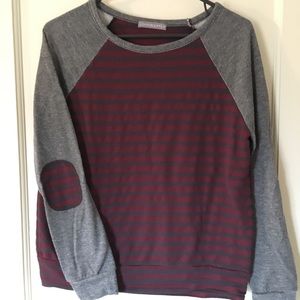 Loveappella Striped Sweatshirt